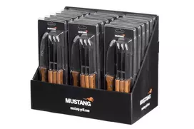 Kepsnio peiliai su med. rankena, Mustang, 4 vnt.