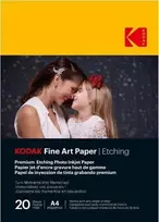 KODAK dailės popieriaus graviravimo lapai A4, 20 vnt. 210 x 297 mm / 9891-198