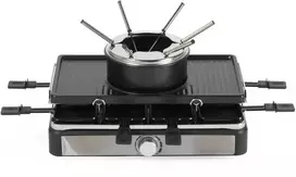 Salter EK4513VDE 2 in 1 Raclette & Fondue Set