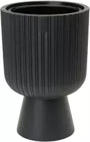 FORM PLASTIC Gėlių vazono forma plastikinė KELI MIKA 5130-014, plastikas, antracito spalvos