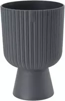 FORM PLASTIC Gėlių vazono forma plastikinė KELI MIKA 5125-014, plastikinė, antracito spalvos