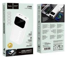 Atsarginis maitinimo šaltinis ("Power Bank") „Hoco J144A Hymn“ išorinė baterija (30000mAh) USB-A1 / USB-A2: 5V / 2A - USB-C / Micro: 5V / 2A, balta