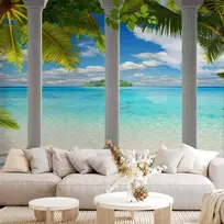 Artgeist Fototapetas - Sea behind Columns