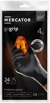 Rękawice „Mercator Gogrip“ juodos nitrilinės pirštinės, 4 vnt., L dydis