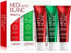 Mediblanc Whitetime dantų balinimo pastos rinkinys