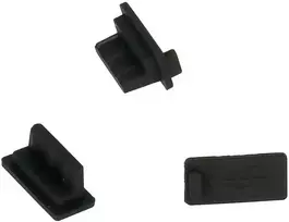 Toptel Topt Silicone anti-dust plug USB juodos spalvos - 10 vnt
