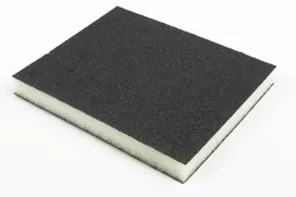 Šlifavimo kempinėlė FLEXIFOAM, 120 x 98 x 13 mm, P100, dvipusė