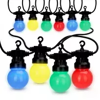KOOPMAN SODO GIRLIANDA PARTY LIGHT 20LED G50 14,5M SU LAIKMAČIU, JUNGAMA, SPALVOTA 331494