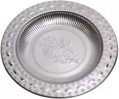 Apvalus nerūdijančio plieno padėklas, 30 cm 4369, „Kamille“