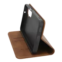 Tactical Xproof book-style phone case for Samsung Galaxy A27 5G (A276), brown
