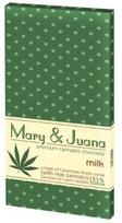 Pieninis šokoladas su kanapių sėklomis „Euphoria Mary & Juana“ (80 g)