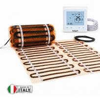 Grindinio šildymo tinklelis Warmset BLACK, 150W + programuojamas termostatas Feelspot WTH51.36 NEW,600W, 4 m²