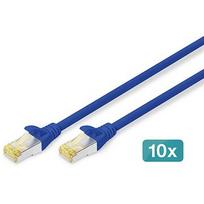 Digitus CAT.6a S/FTP Patch Cable, 0.25m (10pcs) DK-1644-A-0025-B-10