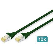 Digitus CAT.6a S/FTP Patch Cable, 0.5m (10pcs) DK-1644-A-005-G-10