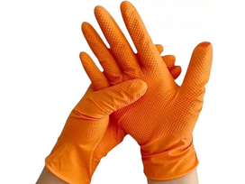 Nitrilinės pirštinės GRIP DIAMOND 6vnt - 3poros  L- 9 dydis PREMIUM PRODUKTAS