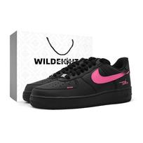 Nike Air Force 1 Dreamy Wild Vision Height Increasing Abrasion Resistant Breathable Low top Skateboard Shoes Unisex CW2288-001(Team582-SBOX) 40
