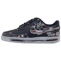 Nike Court Vision 1 Voratinklis Gotikinės Neslystančios Dilimui Atsparios Žemos Viršaus Riedlentės Batai Vyriški Juodos DH2987-001(Team371-) 43 black