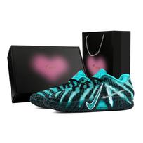 Nike Ja Morant 3 Neon Passenger, Heart Box Rebound Grip Low top Basketball Shoes Men's White Green HF2794-300(Team529--) 42.5