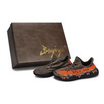 Adidas Originals Yeezy Boost 350 V2 811 Manufacturing, Dimensional Rift, Special Shoe Box Abrasion Resistant Low top HQ7045(Team80-S-BOX) 36⅔