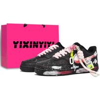 Nike Court Vision Low Abrasion Resistant Abrasion Resistant Low top Skateboard Shoes Unisex Black Pink DH2987-002(Team400-) 40.5