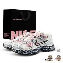 Nike V5 RNR Abrasion Resistant Breathable Low top Running Shoes Women's White Pink HQ7901-102(Team1053-BOX) 37.5