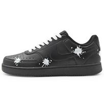 Nike Court Vision Low top Skateboard Shoes Unisex Black White DH2987-002(Team1284-) 40.5