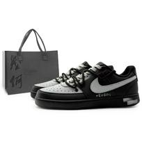 Nike Court Vision Low NN Abrasion Resistant Low top Skateboard Shoes Unisex Black Gray DH2987-002(Team1284-2 S) 40.5