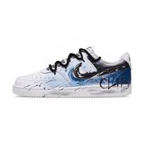 Nike Court Vision 1 Planet Club Slip Resistant Abrasion Resistant Low top Skateboard Shoes Unisex Blue White DH2987-101(Team580-) 38