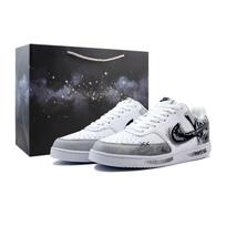 Nike Court Vision 1 Street Customer Abrasion Resistant Low top Skateboard Shoes Unisex Black White Gray DH2987-101(team-1331) 36.5