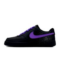 Nike Court Vision Low Star Purple Synthetic Leather Cushioning Abrasion Resistant Low top Skateboard Shoes Unisex DH2987-002 (Team1356-) 40.5