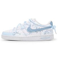 Nike Court Vision 1 Low top Skateboard Shoes Women's Blue White DH3158-101(Team52-) 38