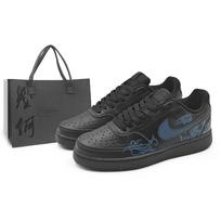 Nike Court Vision Low Abrasion Resistant Low top Skateboard Shoes Unisex Dark Blue DH2987-002(Team1284- S) 40.5
