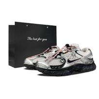 Nike V5 RNR Abrasion Resistant Breathable Abrasion Resistant Breathable Low top Running Shoes Women's Silver Pink HQ7901-102(Team401-LD) 37.5