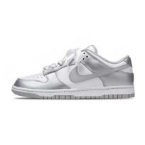 Nike Dunk šilkiniai mergaitiški ir balto mėnulio žiedo žemi teniso bateliai Unisex sidabriniai DD1503-103(Komanda1250-&) 37.5