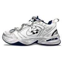 Nike Air Monarch 4 Chunky Sneakers Unisex Low Top Black 415445-102(Team58-) 38