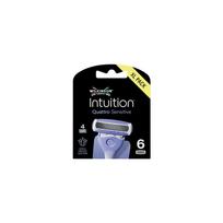 Wilkinson Sword Intuition Quattro Sensitive - skutimosi galvutės, 3 vnt.