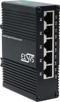 Exsys Switch Mini Industrie 5xGigabit PoE+ Web Managed - Switch - 1Gbps (EX-62030MPOE)