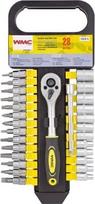 Wmc_Tools Galvučių ir antgalių komplektas WMC TOOLS 28 vnt