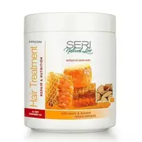 Kaukė sausiems plaukams Farcom SERI Natural Line Hair Treatment with Honey & Almond 1000 ml