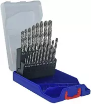 Grąžtas Tivoly Metalo grąžtų rinkinys 19vnt./kpl. E HSS Ø1-10 mm, 118° "Skilimo taškas", šlifuoti.