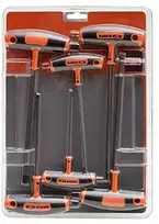 Bahco T-formos HEX raktų rinkinys, 6vnt, 3-4-5-8-10mm