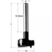 Grąžtas lankstų skylėms gręžti HM D=38x90 S=10x60 RH, CMT