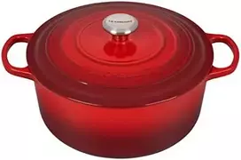 Virtuvės Indai - Le Creuset Signature Keptuvė 28cm Apvalus Ketaus Vyšninė Raudona