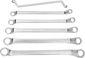 Neo Tools Klucze Raktai su išlenktais žiedais, 6–32 mm, 12 vnt. rinkinys