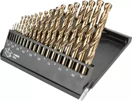 Graphite Metalo grąžtas, grafitas, cilindrinis, cilindrinis 1,5 2 7 4,5 4 5,5 5 1 3 2,5 3,5 6 10 6,5 7,5 8 8,5 9 9,5 mm rinkinys (57H089)