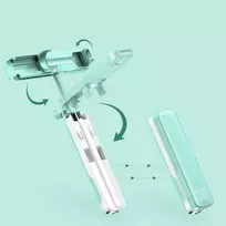 USAMS Selfie Stick M1 Mini 3.5mm žalios spalvos ZB5203 (US-ZB052)