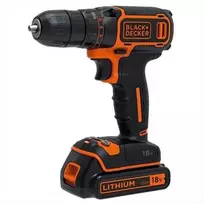 Black & Decker Juodas & Decker Suktuvas-gręžtuvas Juodas & Decker BDCDC18KB-QW; 18 V; 2x1,5 Ah akum.