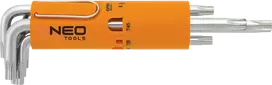 Ilgi Torx raktų rinkinys NEO 09-524 (T10-T50, 9 vnt.)