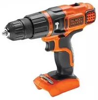 Black & Decker Akumuliatorinis smūginis gręžtuvas BDCH188N 18V be akumuliatoriaus ir kroviklio