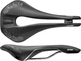 Selle Italia NOVUS SUPERFLOW ENDURANCE S balnas (id atitikmuo – S3) Ti 316 Tube 7 Fibra-tek Juodas (SIT-080H503IKC001)